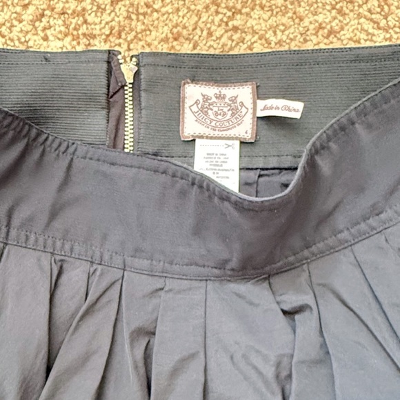 Vintage Juicy Couture Black Skater Skirt - Picture 3 of 6
